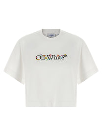 Off-White Bookish Glowing Flower Shirt White