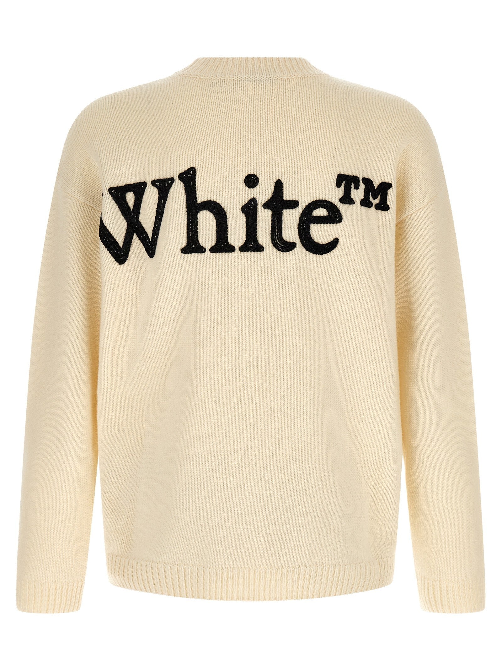 Off-White Bookish Shared Sweater White