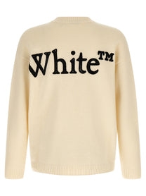 Off-White Bookish Shared Sweater White