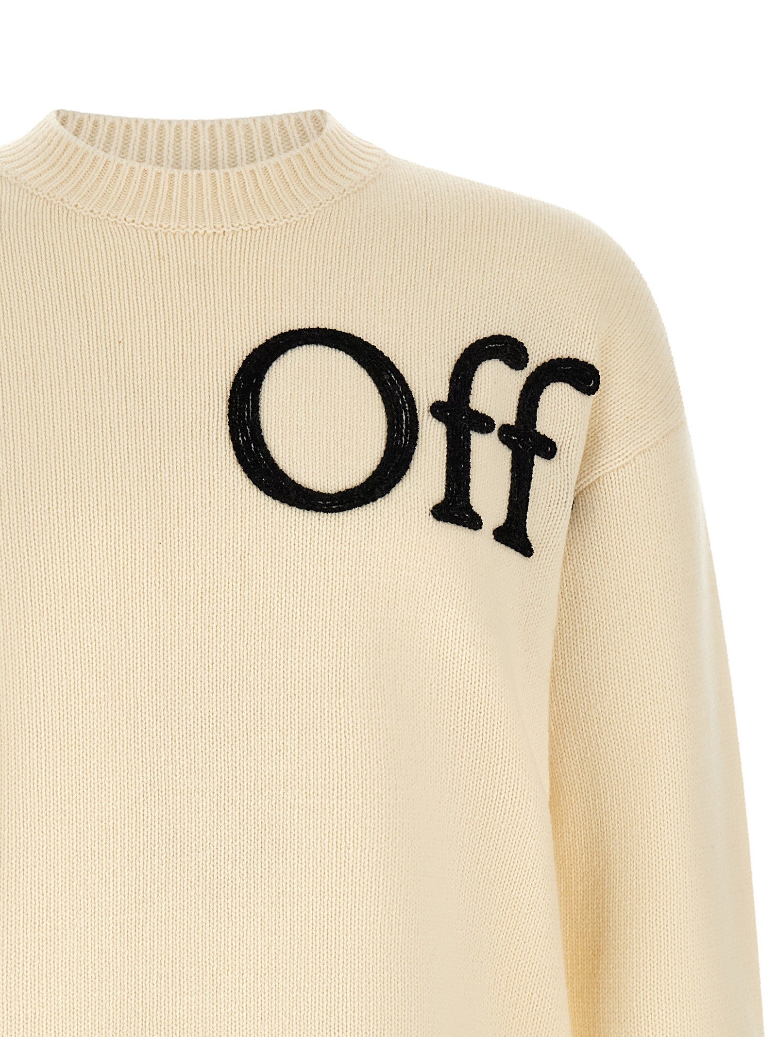 Off-White Bookish Shared Sweater White