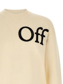 Off-White Bookish Shared Sweater White