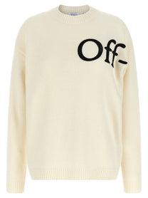 Off-White Bookish Shared Sweater White