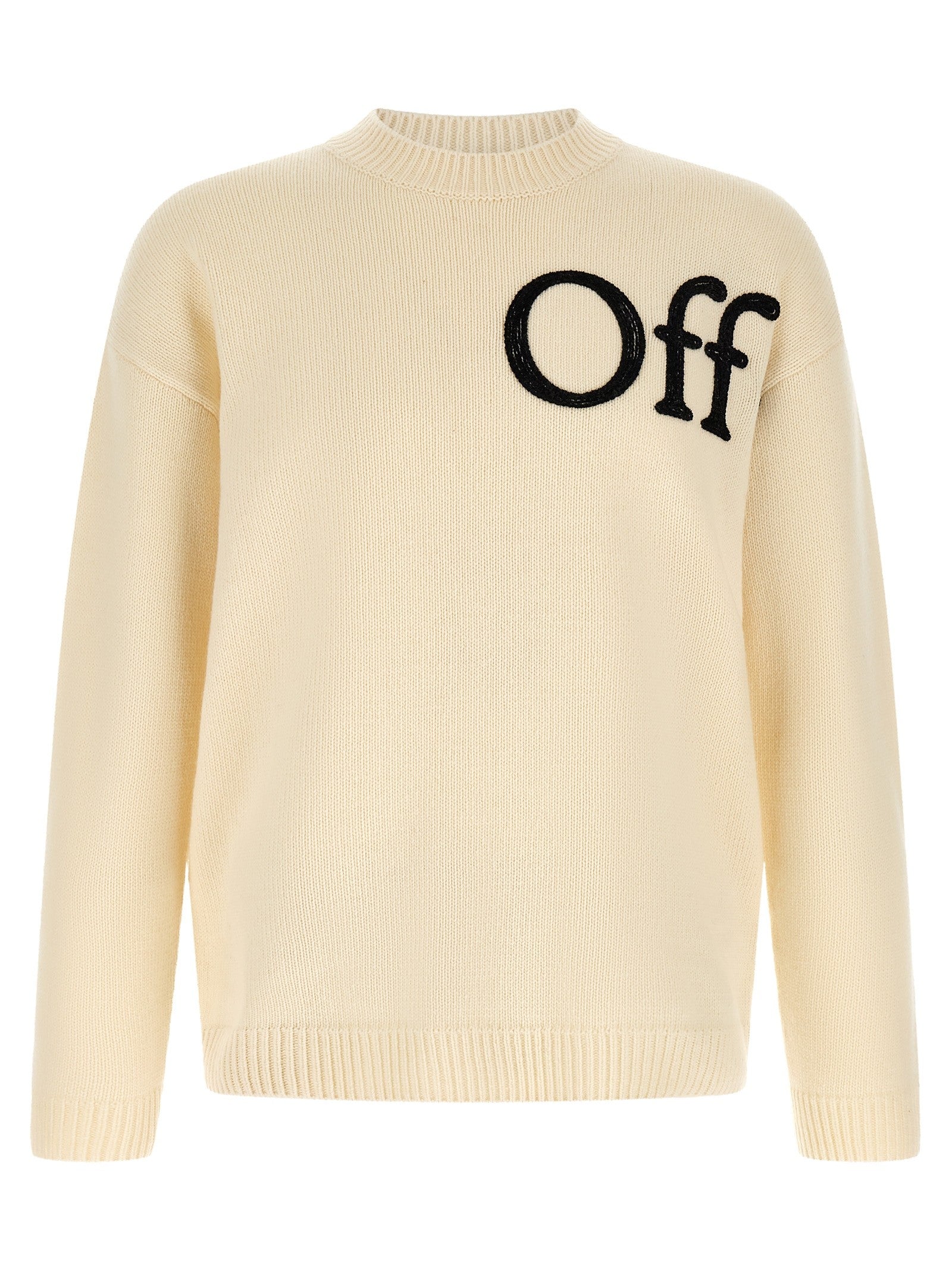 Off-White Bookish Shared Sweater White