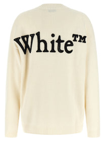 Off-White Bookish Shared Sweater White
