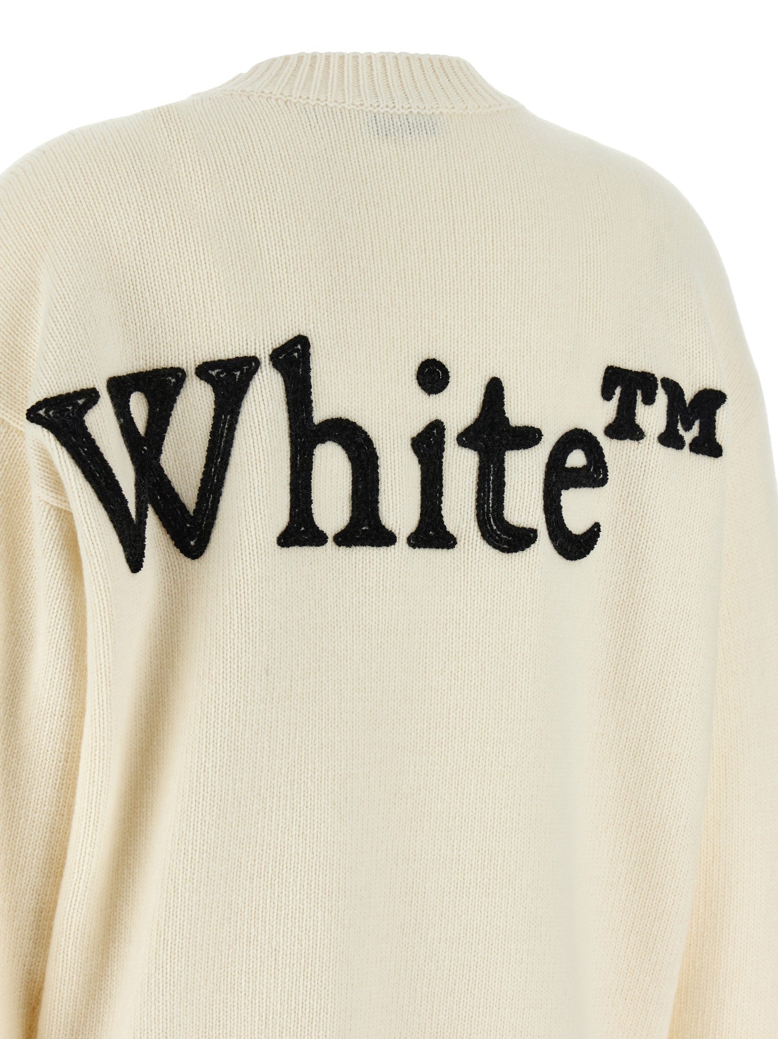 Off-White Bookish Shared Sweater White