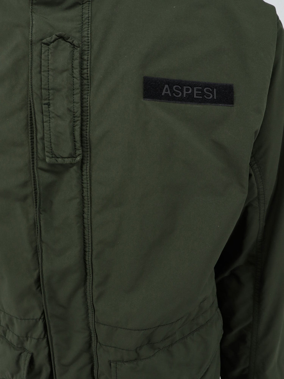 ASPESI Men's Boom Winter Hooded Parka Military