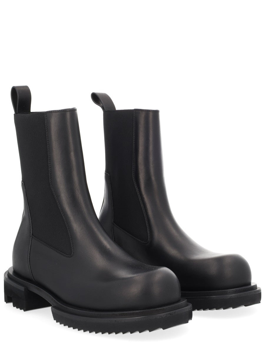 Rick Owens Women's Boot Beatle Gabe Black, view 2