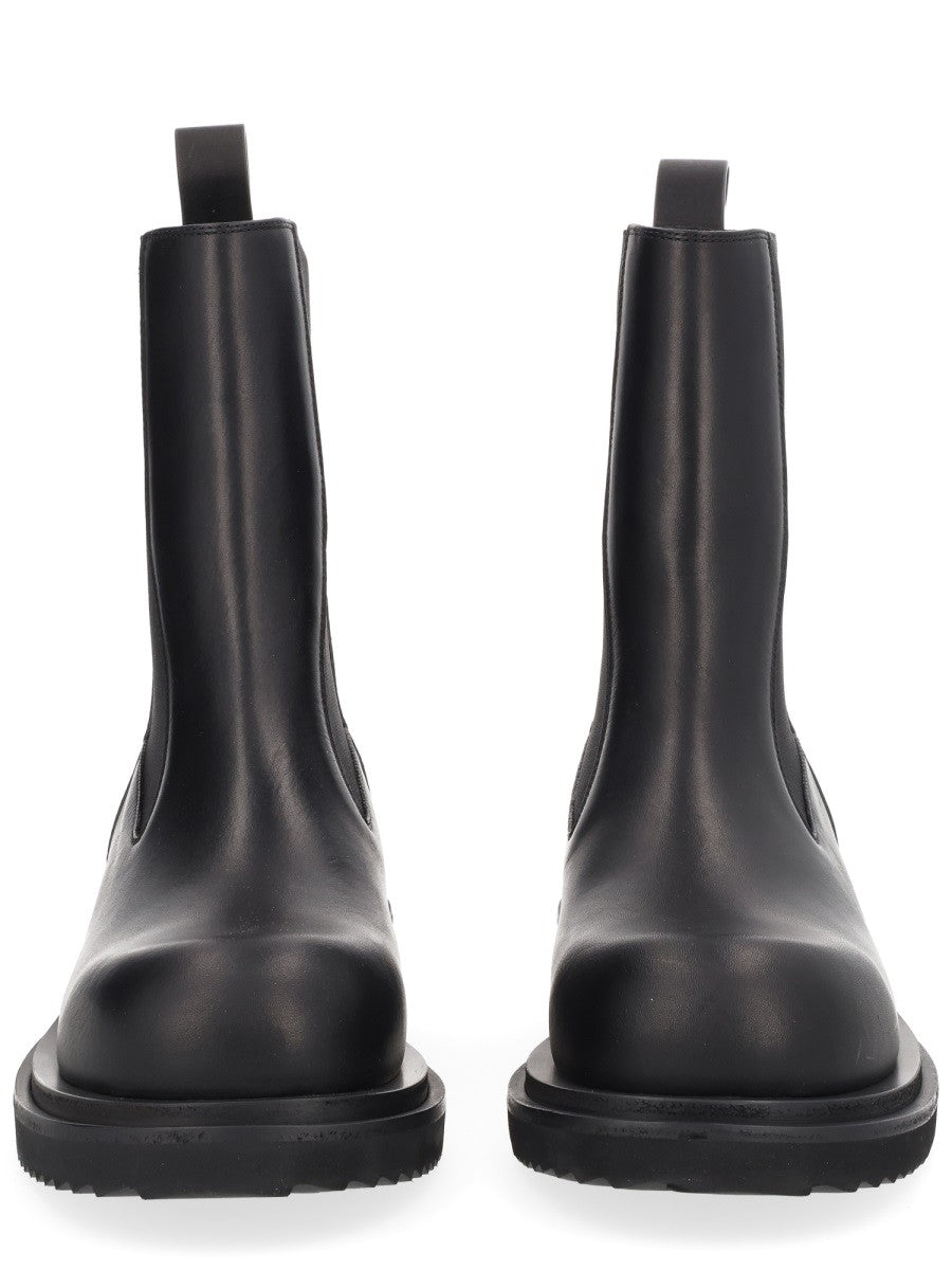 Rick Owens Women's Boot Beatle Gabe Black, view 3