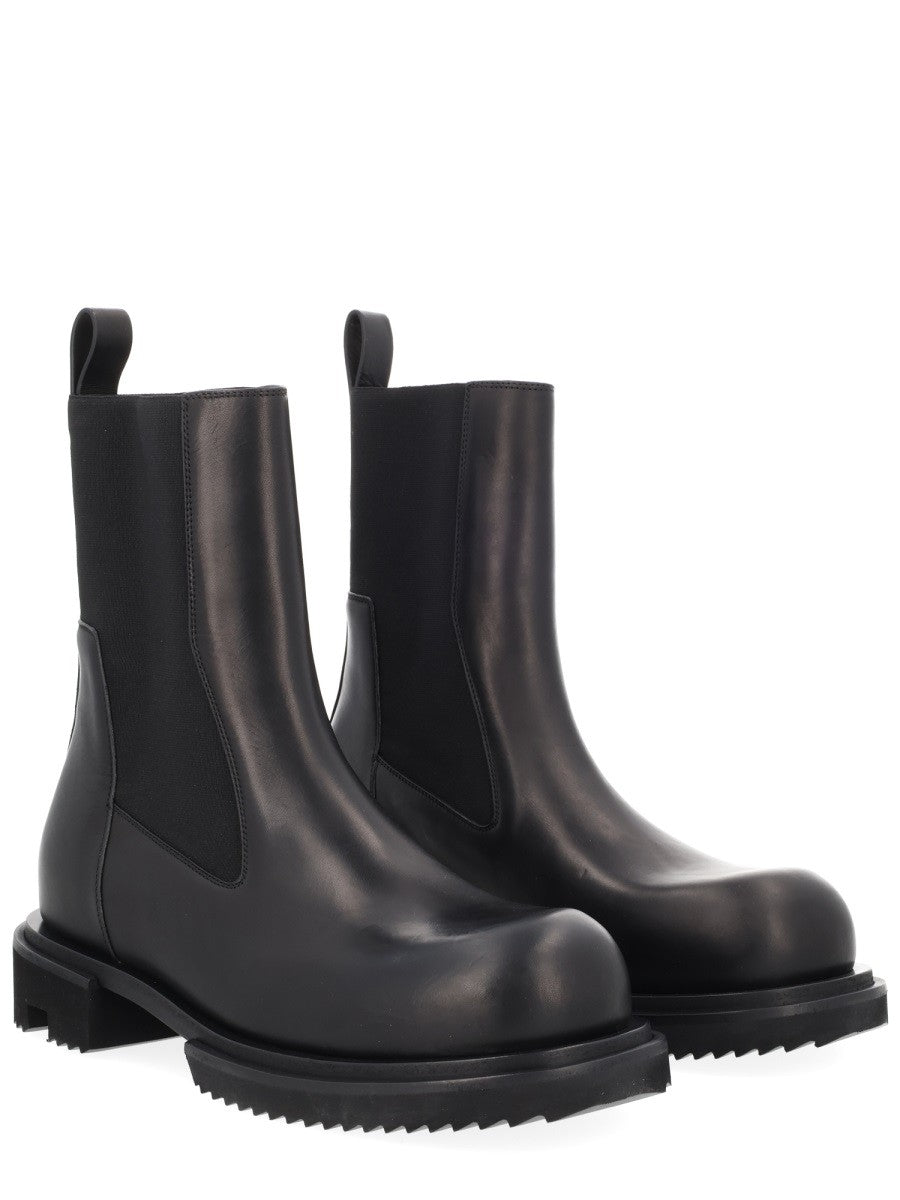 Rick Owens Men's Boot Beatle Gabe Black