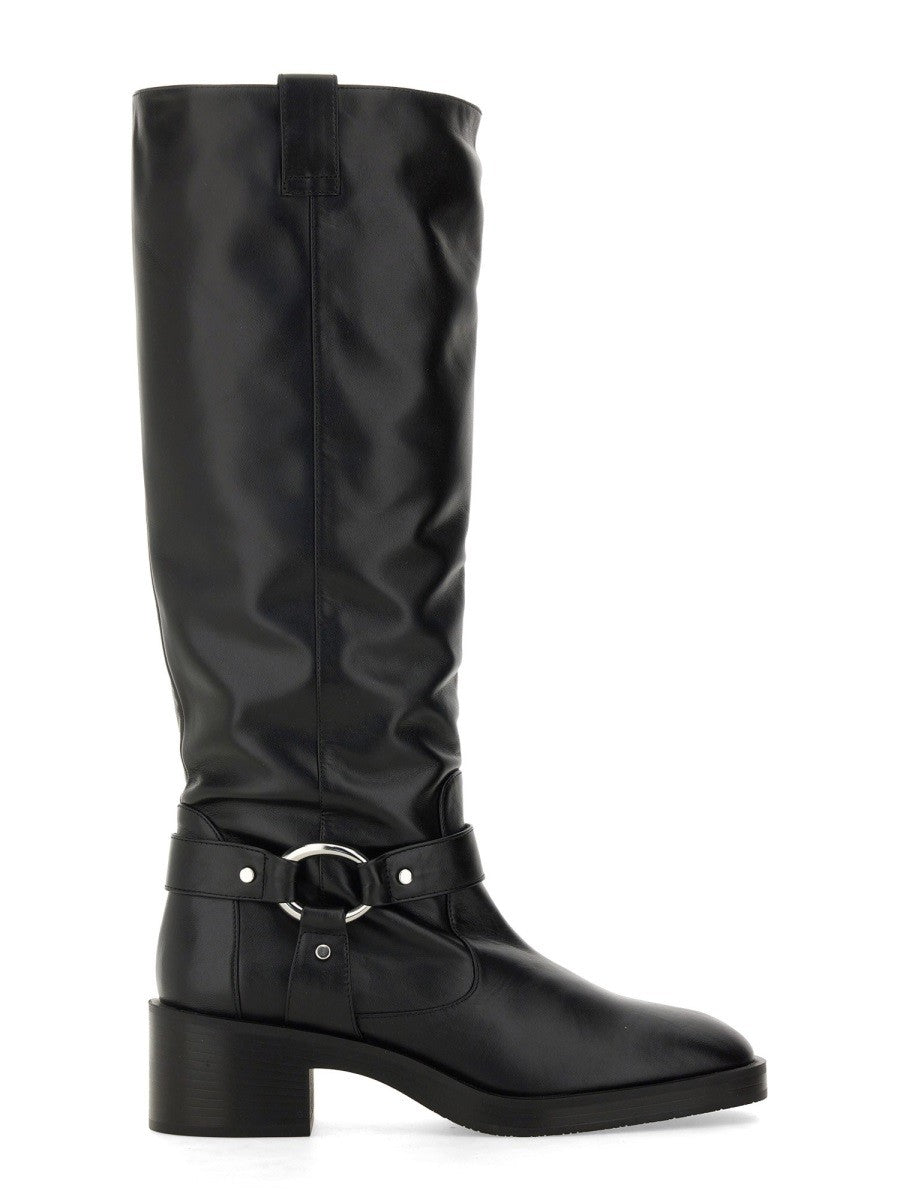 Stuart Weitzman Women's Boot Jax Black Stuart Weitzman