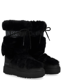 Moon Boot Unisex Boot Ltrack High Faux Fur Black