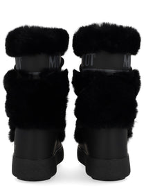Moon Boot Unisex Boot Ltrack High Faux Fur Black