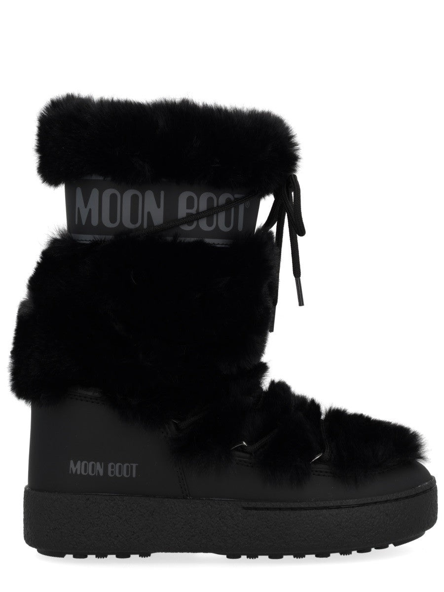 Moon Boot Unisex Boot Ltrack High Faux Fur Black
