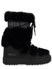 Moon Boot Unisex Boot Ltrack High Faux Fur Black