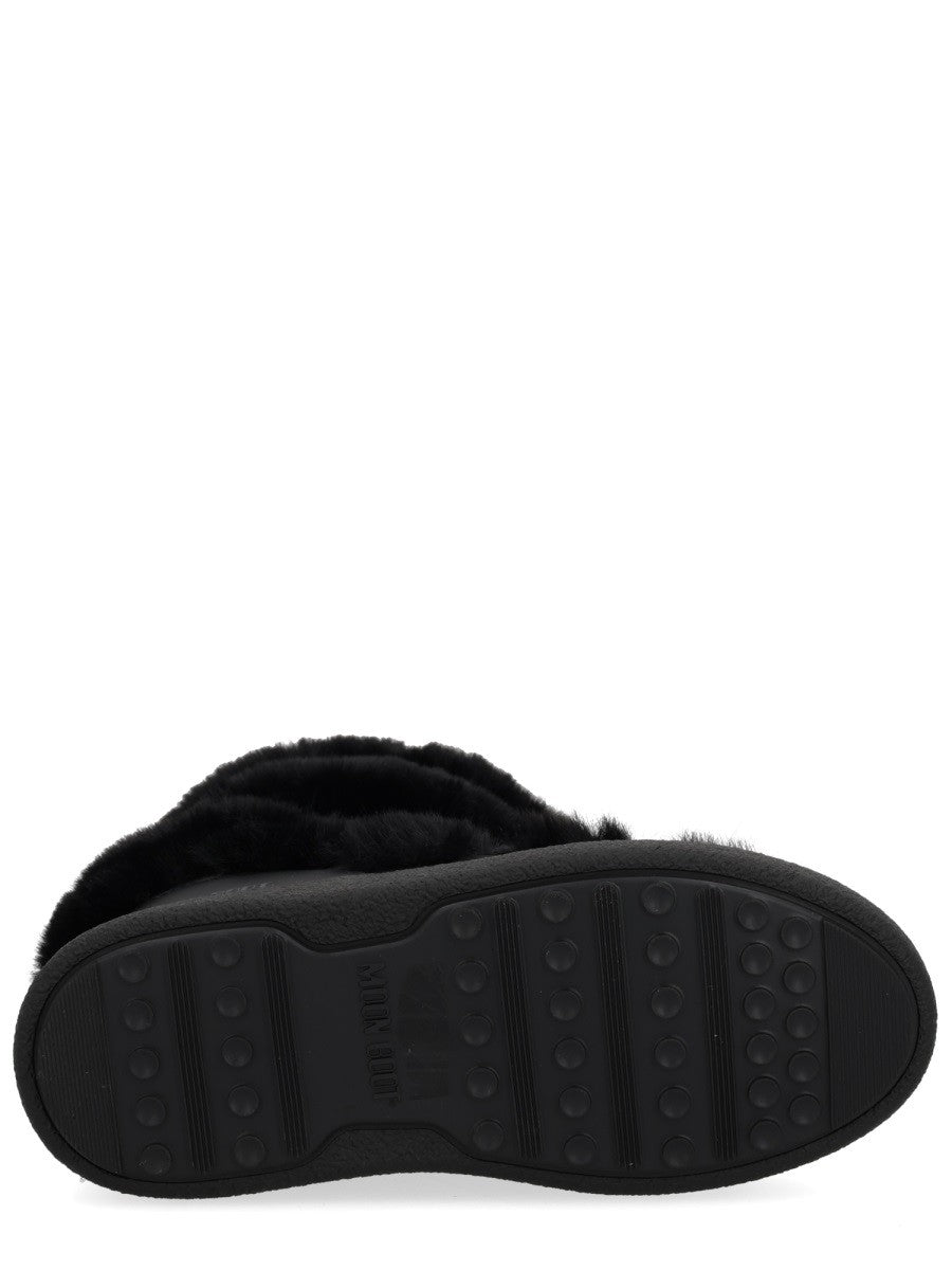 Moon Boot Unisex Boot Ltrack High Faux Fur Black