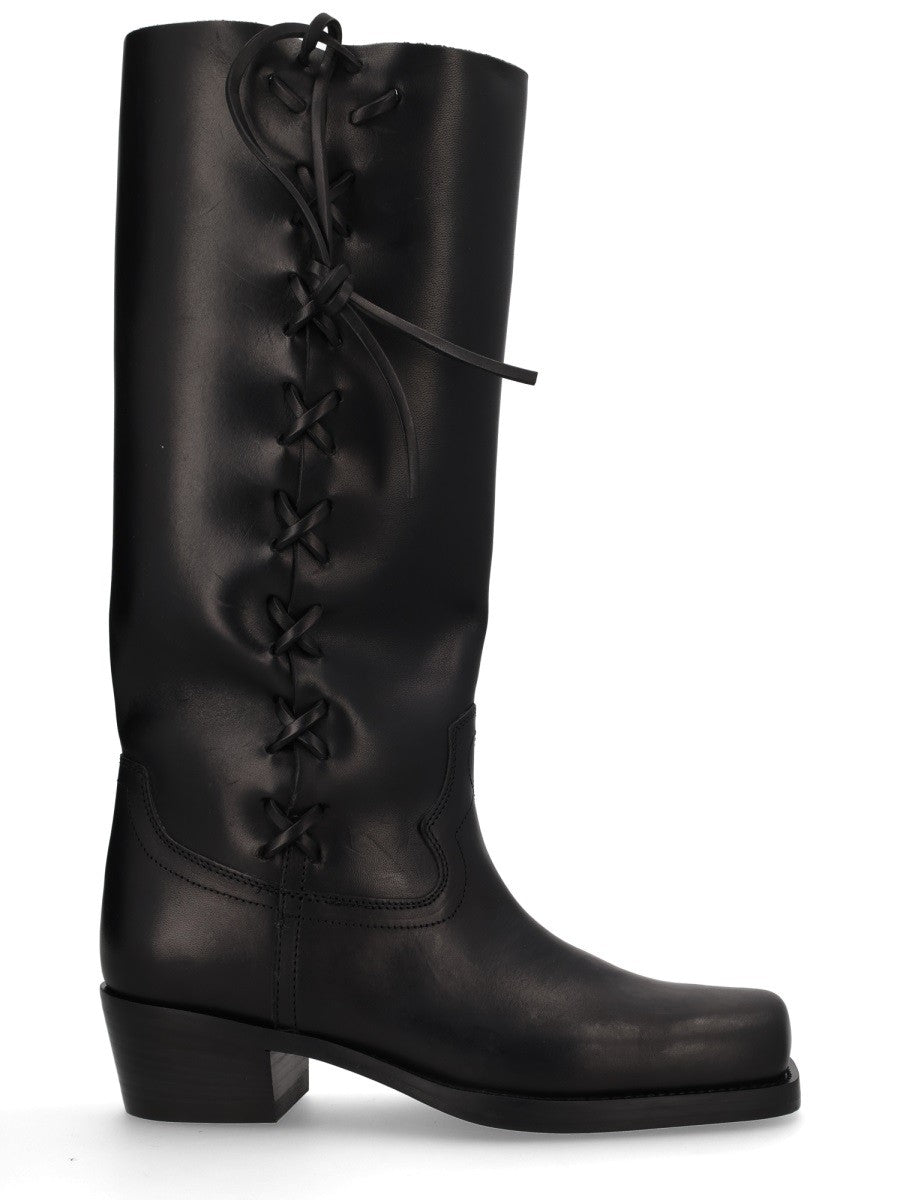 Paris Texas Women's Boot Roxanne Black