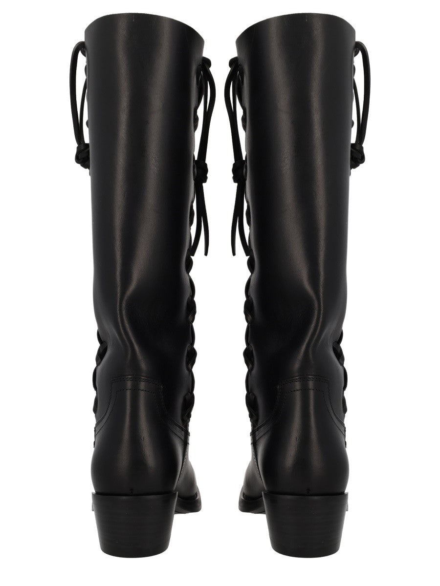 Paris Texas Women's Boot Roxanne Black