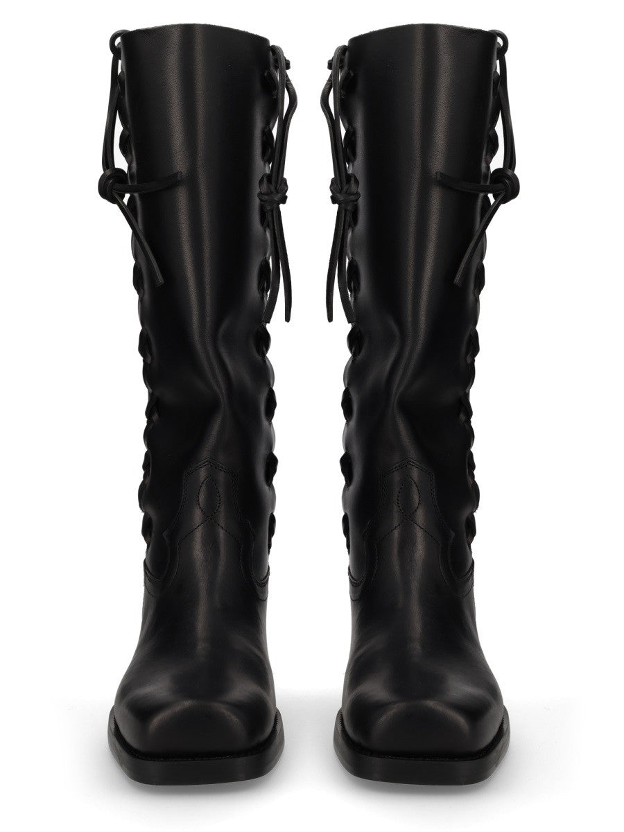 Paris Texas Women's Boot Roxanne Black