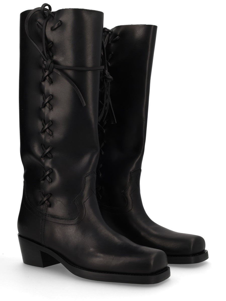 Paris Texas Women's Boot Roxanne Black