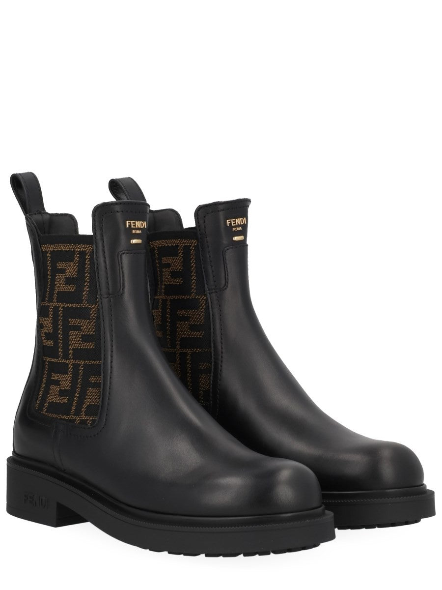 Fendi Women's Boot Thread Black