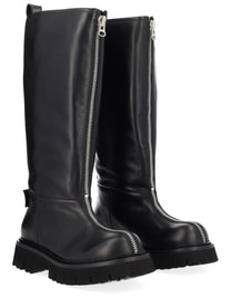 Moschino Women's Boot Zipper Black