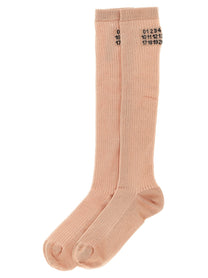 MM6 Maison Margiela Bootleg Socks Blue, view 2