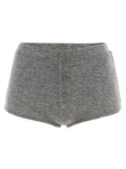 Entire Studios Booty Button Shorts Grey