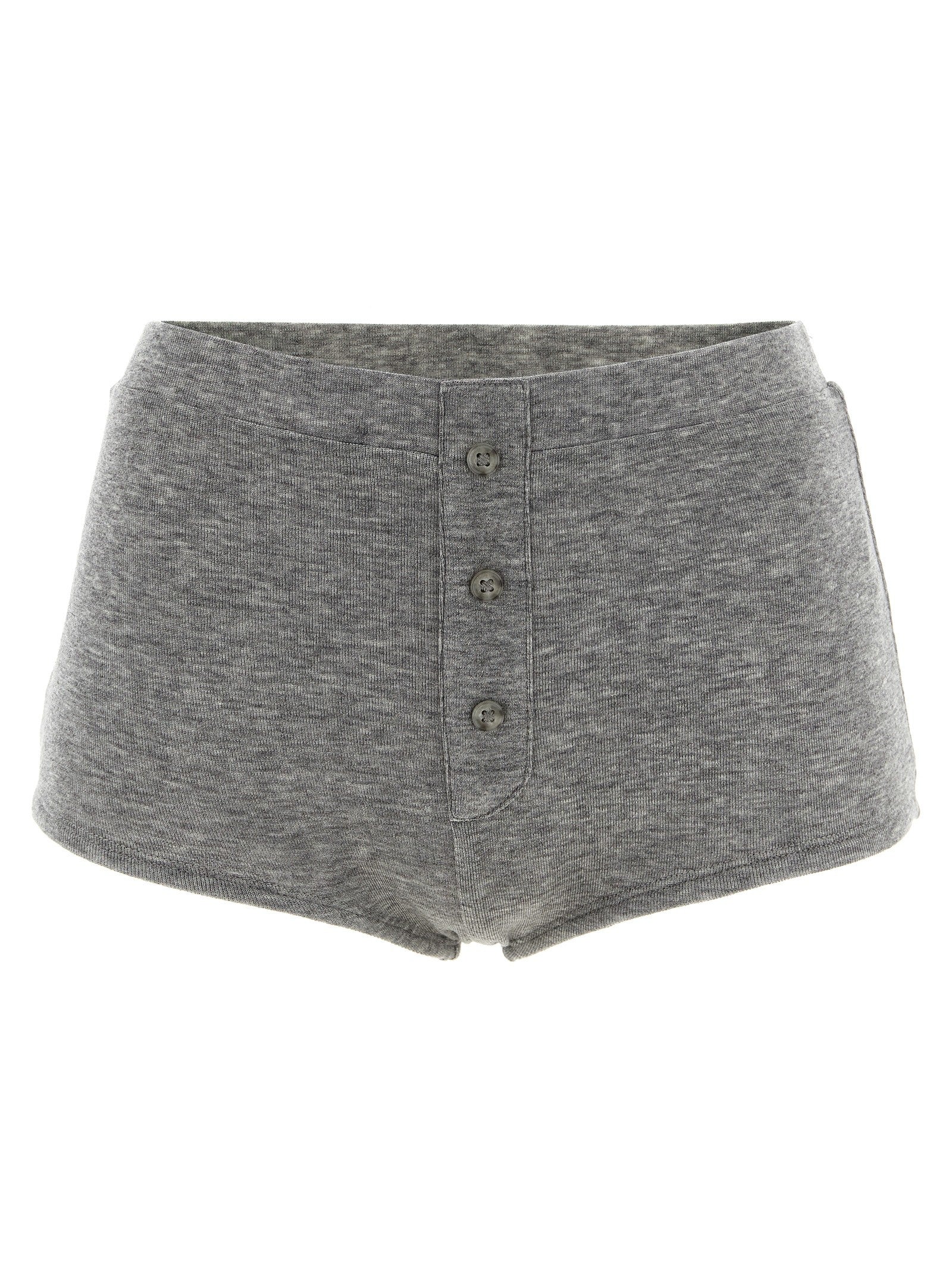 Entire Studios Booty Button Shorts Grey