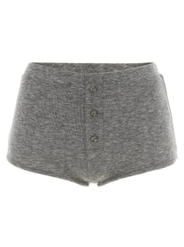 Entire Studios Booty Button Shorts Grey