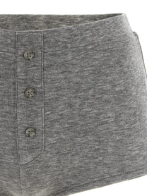 Entire Studios Booty Button Shorts Grey