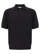 The Row Borges Top Polo Shirt Black