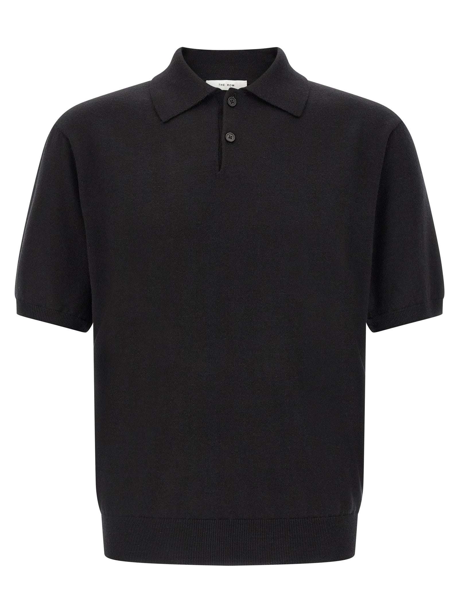 The Row Borges Top Polo Shirt Black
