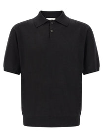 The Row Borges Top Polo Shirt Black