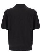 The Row Borges Top Polo Shirt Black, view 2