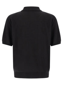 The Row Borges Top Polo Shirt Black