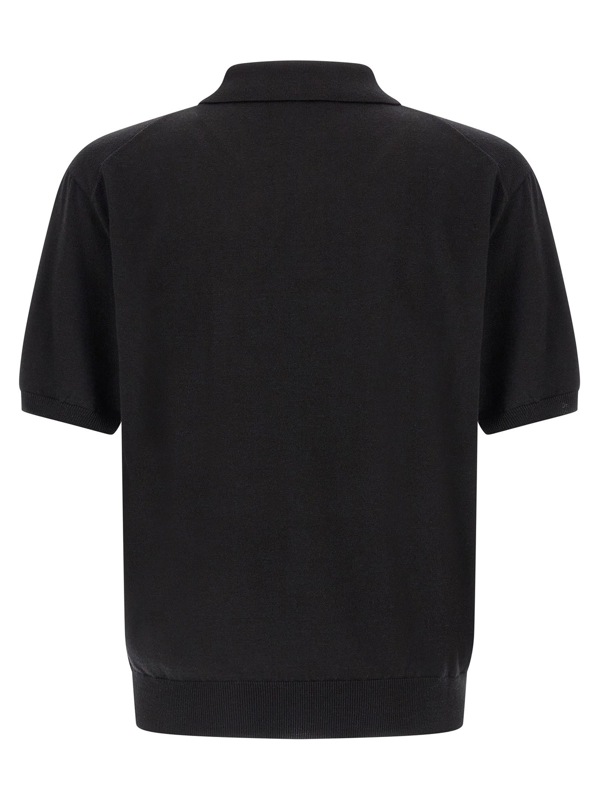 The Row Borges Top Polo Shirt Black, view 2