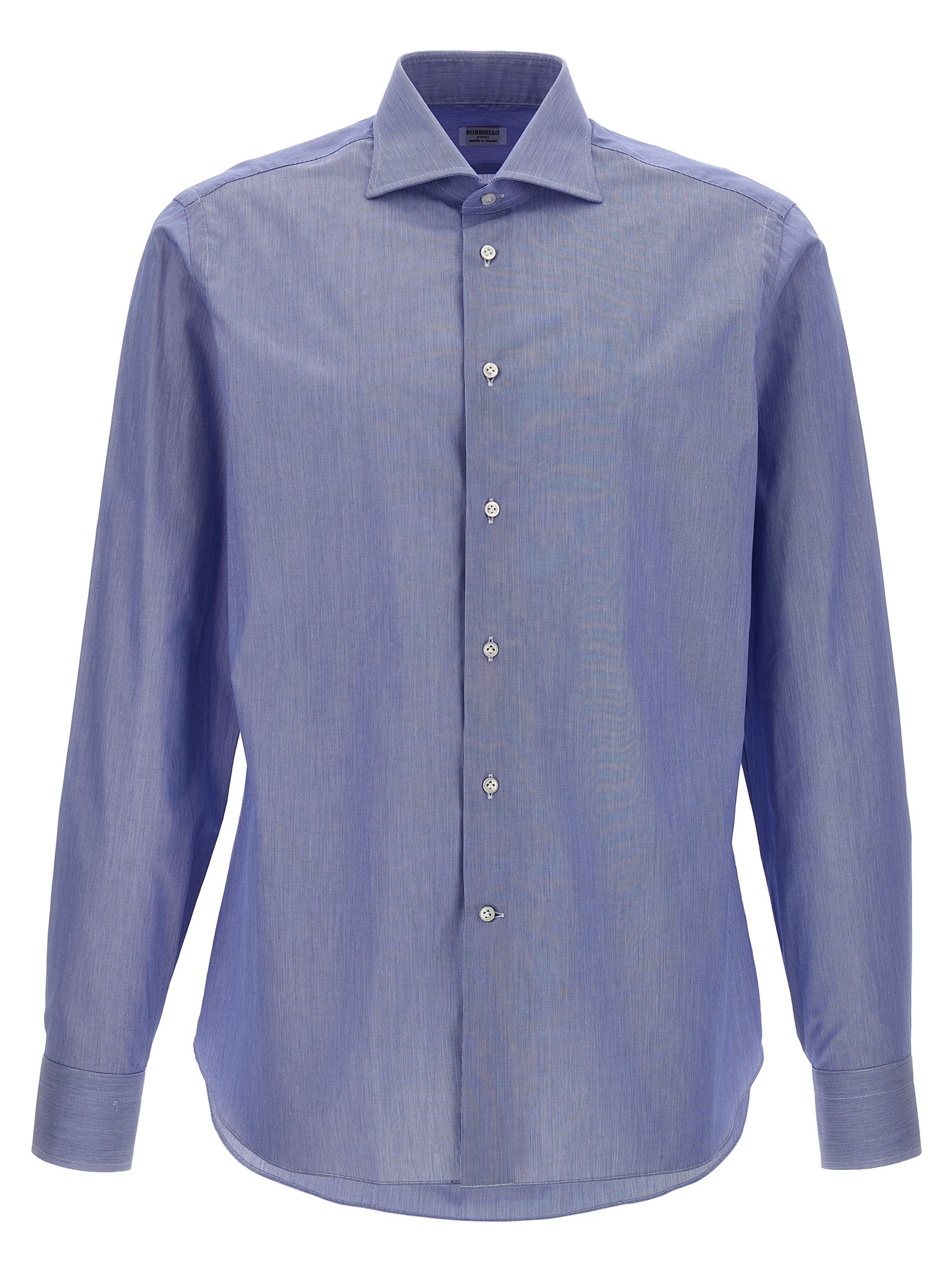 BORRIELLO - BORRIELLO - ’falso unito’ Cotton shirt - Men’s Tops