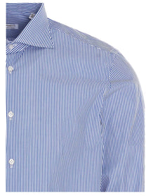 BORRIELLO - BORRIELLO - Striped cotton shirt - Men’s Tops