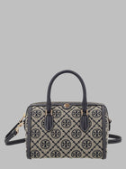 Tory Burch Women's Bauletto Monogram Petite Bag Blue