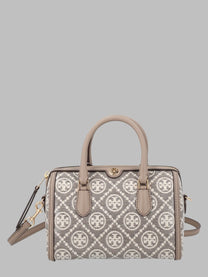 Tory Burch Women's Borsa Bauletto Monogram Petite Beige
