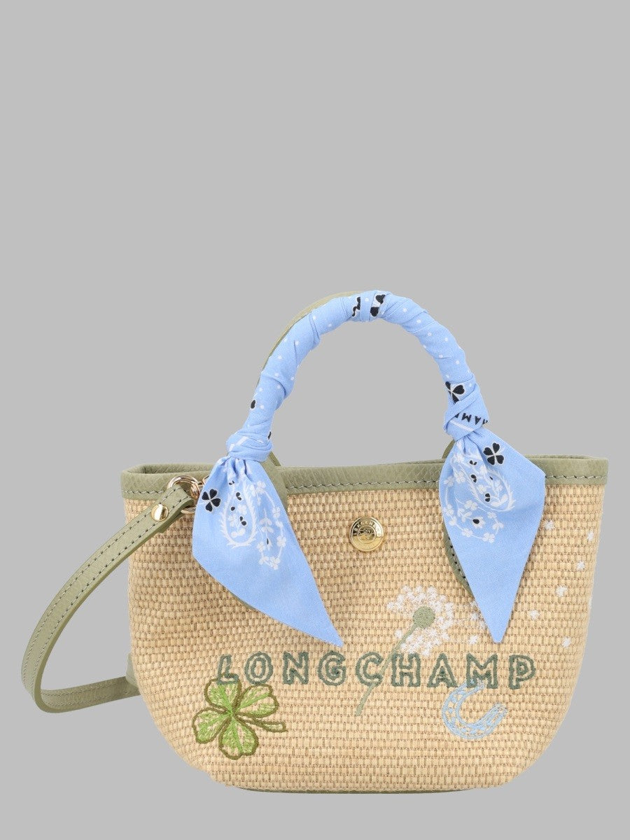 Longchamp Women's Borsa Cesta LE Pliage XS Collection Green