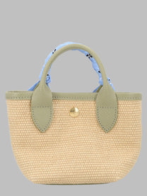 Longchamp Women's Borsa Cesta LE Pliage XS Collection Green