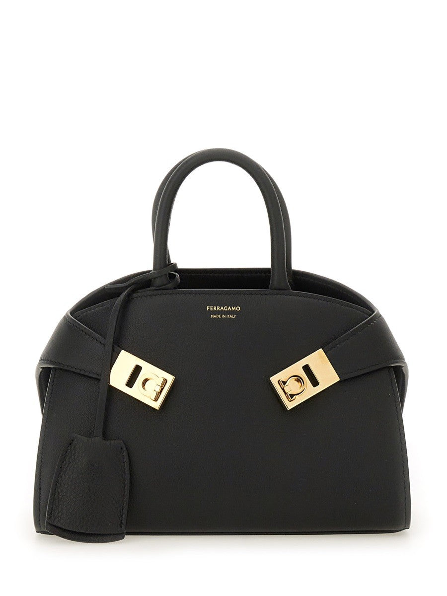 Ferragamo Women's Borsa Mano Hug Mini Black