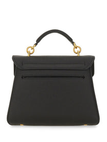Ferragamo Women's Handbag Mini Gancini Black, view 3