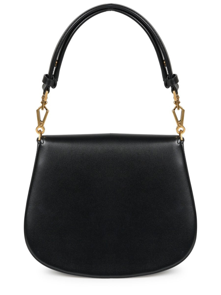 Saint Laurent Women's Borsa Mano Mini Voltaire in Pelle Black