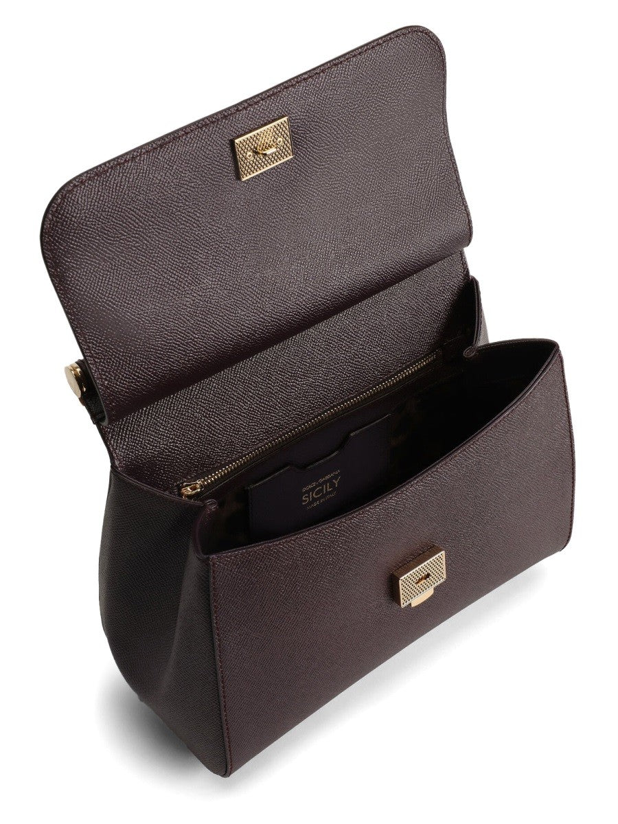 Dolce &amp; Gabbana Women's Borsa Mano Sicily Large Brown