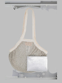 Circus Hotel Women's Borsa Rete Con Pouch Silver