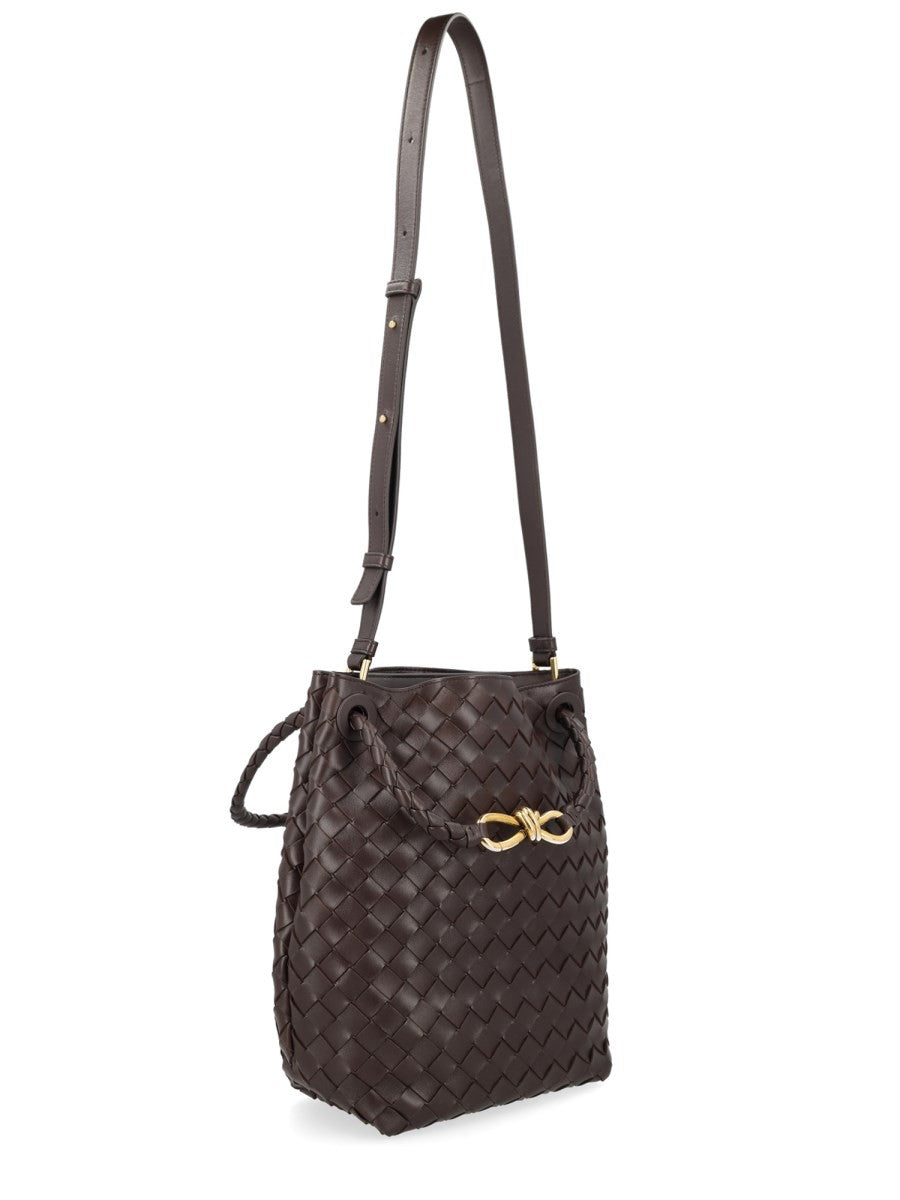 Bottega Veneta Women's Borsa Secchiello Andiamo Small Brown