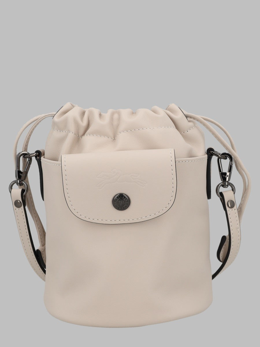 Longchamp Women's Borsa Secchiello LE Pliage Xtra Small White