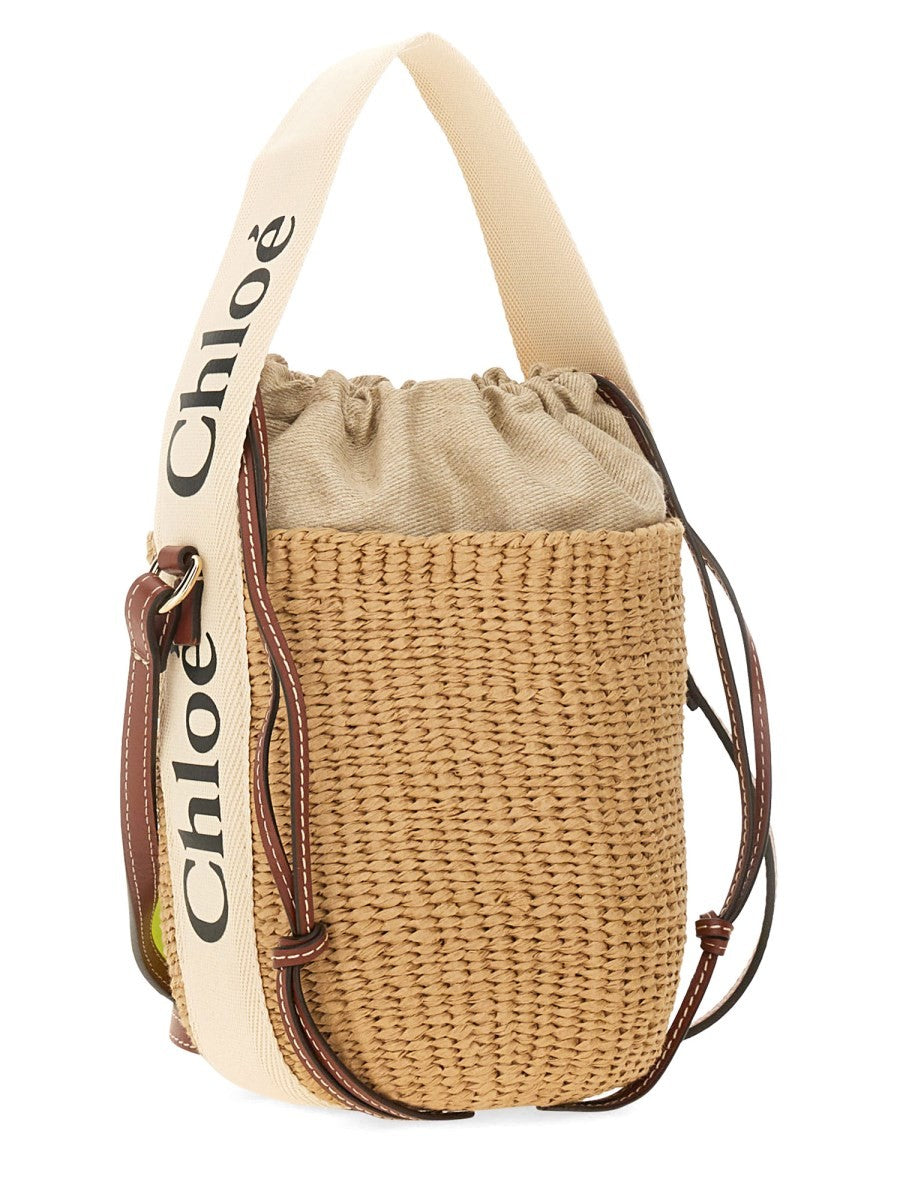 Chloé Women's Woody Bucket Bag Bag Beige, view 2
